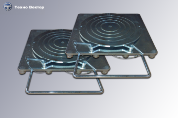 Передние поворотные платформы для стендов 3D сход-развала Техно Вектор 6 и 7
